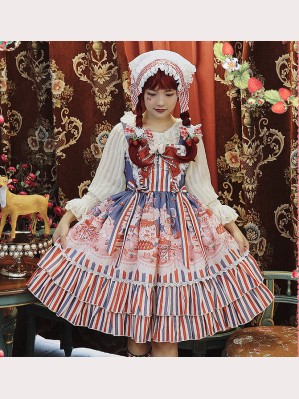 Strawberry Buffet Country Lolita Style Dress JSK by Infanta (IN953)